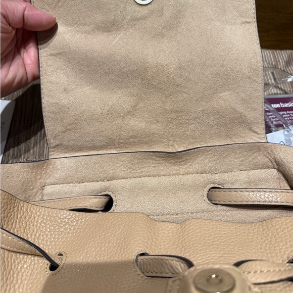 Michael Kors Beige Leather Backpack - Picture 4 of 7